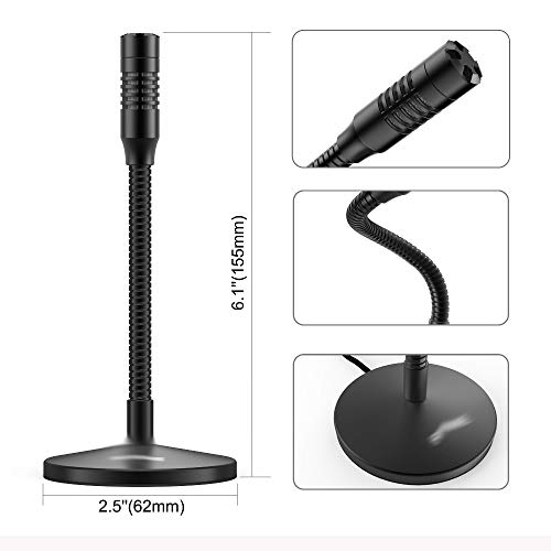 Microphone USB pour ordinateur résolvant les problèmes de voix robotique sur PC
