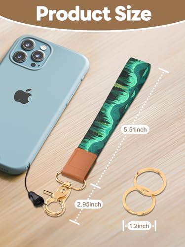 Image of Wristlet Keychain for Women and Men, Key Chain Holder, Wrist Lanyard for Keys