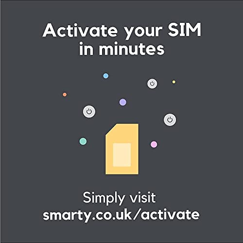 SMARTY 5G/4G Data SIM - Obegränsade samtal och SMS, Ingen Bindning