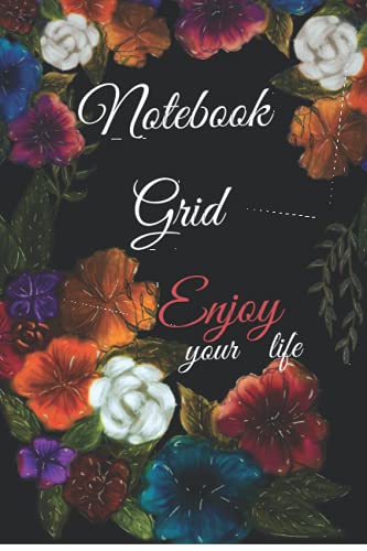 Grid Square Notebook for Writing Everyday: Graph line Squares Notebook Journal Daily lifestyle Journal Enjoy your Working, your Daily Meal Planner, ... Exercise with Cover Flower Garden Bouquet image 2