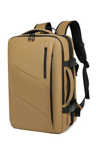 [SUNOGE] リュック ビジネスリュック バックパック リュックサック 大容量 3way マチ拡張 17インチ PCラップトップバック 多機能 USB充電ポート 盗難防止 防水 撥水加工 耐衝撃 通勤 出張 旅行 通学 メンズ 人気 おしゃれ