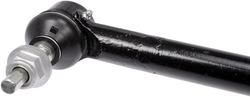 KarParts360 For Chevy C4500 Kodiak/C5500 Kodiak 2003-2009 Drag Link | Steel | E-Coated Finish | Black | Taper End 1/End 2 Attachment Type | With 2 Nuts And 2 Zerk Fittings | Replacement For 15943453