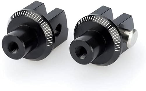 Puig 6456N - Adaptador de estribo piloto negro - Par