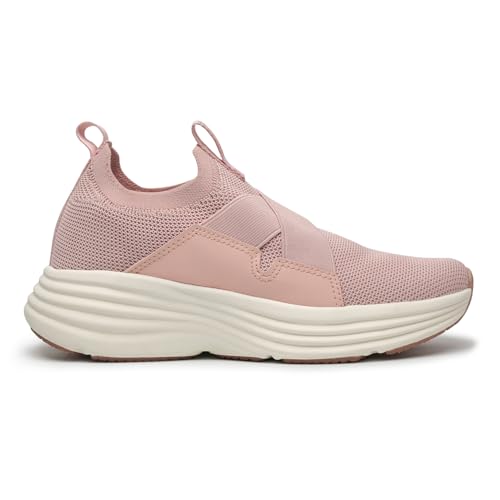 Image of YOHO Women Walking Shoes Rushhour Dynamic | Cushioned, Comfortable, Lightweight & Breathable Knitted Slip-Ons | Every Day Casual Wear Without Lace, Stylish Footwear for Ladies /Girls -900