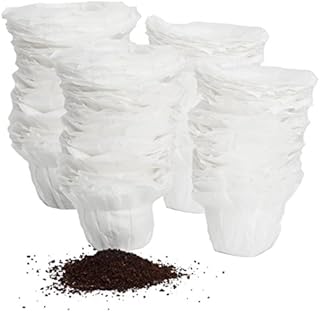 Tosnail 300 Pack Disposable K-Cup Coffee Paper Filters for Single Cup Coffer Filters
