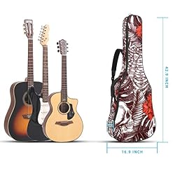 Housse étanche pour guitare acoustique avec double bandoulière et poche Motif étoiles jaunes, Multicolore 09, 42.9×16… - Les Beatles, Paul McCartney, John Lennon, RIngo Starr, George Harrison Housse étanche pour guitare acoustique avec double bandoulière et poche Motif étoiles jaunes, Multicolore 09, 42.9x16… – Image 5