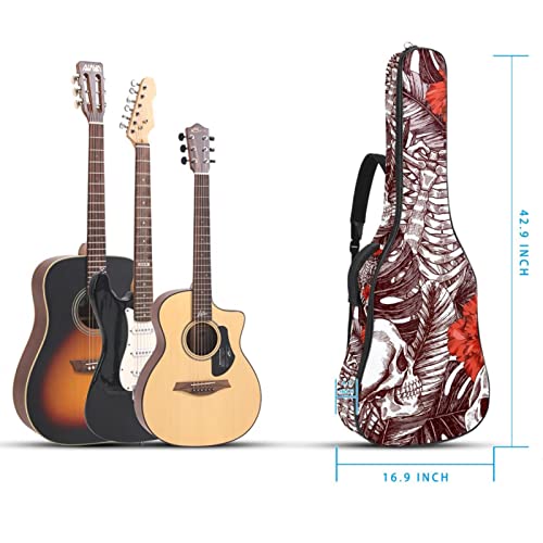 Housse étanche pour guitare acoustique avec double bandoulière et poche Motif étoiles jaunes, Multicolore 09, 42.9×16… - Les Beatles, Paul McCartney, John Lennon, RIngo Starr, George Harrison Housse étanche pour guitare acoustique avec double bandoulière et poche Motif étoiles jaunes, Multicolore 09, 42.9x16… – Image 6