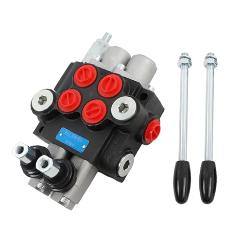 2 Spool Hydraulic Directional Control Valve Double Acting Cylinder Spool 11GPM 3600PSI