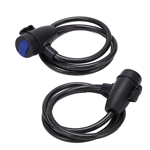 Candado de Cable de Acero con 2 Llaves para Bicicleta miniatura 4