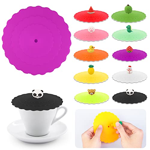 Coperchio Tazza Silicone - 10 Pezzi Silicone del