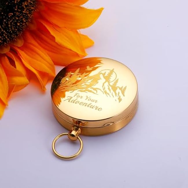 Off to College Gift for Boys Sons, Dont Do Stupid Shit Compass Gift for Men, Hiking Compass for Son, to My Son Gift from Mom Christmas Stocking Stuffers