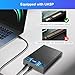 Festplatten Dockingstation, 6Gbps Festplatten-Adapter USB C/USB 3.0 SATA HDD Festplatten Docking Station für 2,5/3,5 Zoll SATA HDD/SSD mit 12V/2A Netzadapter