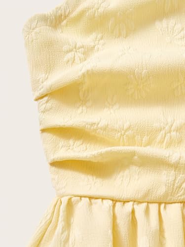 Women's Square Neck Sleeveless Dress A Line Flowy Midi Vacation Dresses4