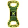 Pets First John Deere Dog Squeak TUG Toy Tough-Nylon Bone Toy for Dogs & Cats. Durable Sturdy PET Toy with John Logo. Best Dog Field Toy for Dog Owners, Famers, Builders, Etc.., Green (JOD-3030)