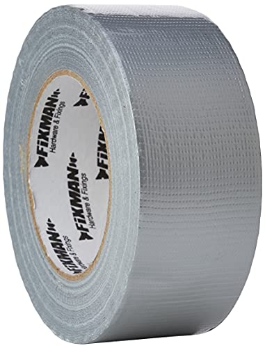 Image of Fixman 188824 Super Heavy Duty Silver Duct Tape 50mm x 50m