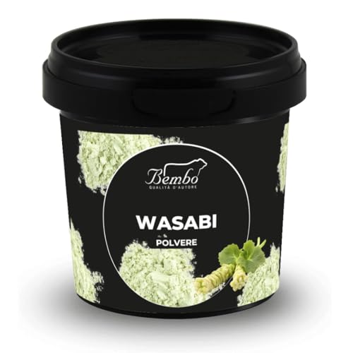 Wasabi in polvere 70 g - Condimento Piccante e Aromatico per Sushi, Sashimi e Cucina Giapponese