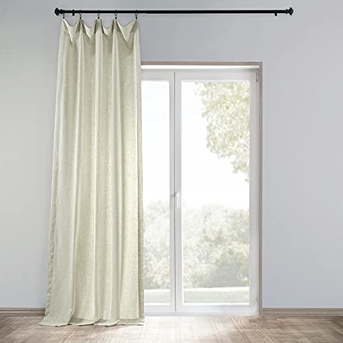 HPD Half Price Drapes Premium Heavy Faux Linen Curtains for Living Room (1 Panel) - Image 2