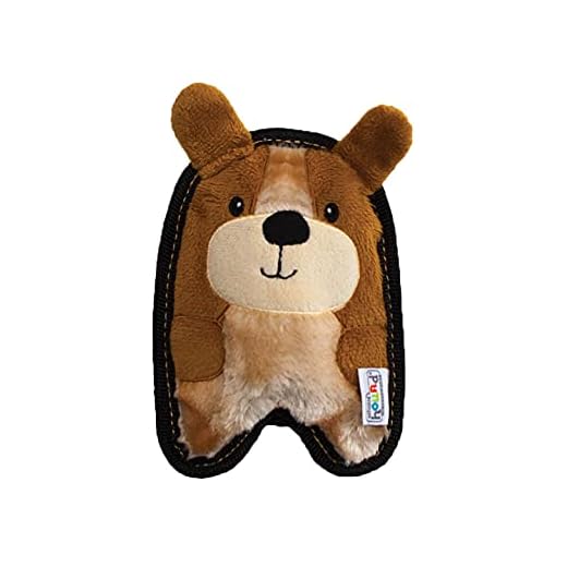 Outward Hound Peluches Invincibles Minis pour Chien - Chiot - Marron - XS
