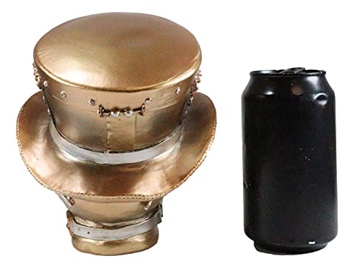 Ebros Bizarre Colorful Steampunk Plaque Doctor Head Bust Skull Sculpture With Painted Gearwork Clockwork Valve Pipes As Macabre Ossuary Victorian Industrial Sci Fi Skulls Gizmos Accent Figurine #TOP5