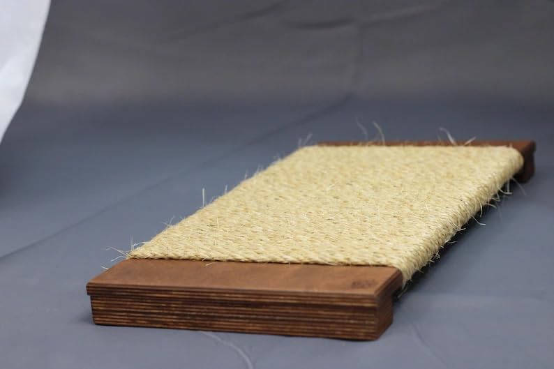 Professional Wood Craft ᵀᴹ, Floor Orizontal pad -Modern cat Furniture Paw-sitively Perfect: The Ultimate Guide to Wooden Floor Cat Scratchers for Happy and Healthy Cats! (B0CNZF3NGN) Amazon Price History, Amazon Price Tracker