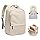 GOLF SUPAGS Mochila Ordenador Portatil de 15.6 Pulgadas, Multifuncional Mochilas de Viaje, Mochilas Universidad, Mochila Avion Mujer para Trabajo, Viajes, Diario (Albaricoque)