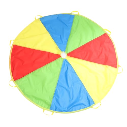 VANZACK 1pc Parachute for Durable Enhances Rhythm Jumping Skills Promotes Cooperative Group Play Eye Catching Design for Kindergarten