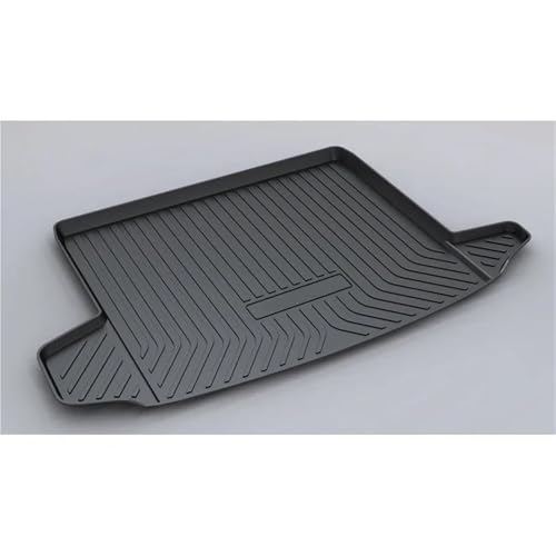 に適合するQ3 2019-2024 用トランクマット 防水 滑り止め トランクトレイ フロアカーペットパッド カーゴライナー 保護マット リアトランクプロテクターパッド(ブラック2)
