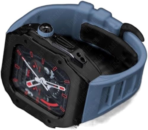Kit de modification pour iWatch antichoc avec bracelet caoutchouc et boîtier vissé