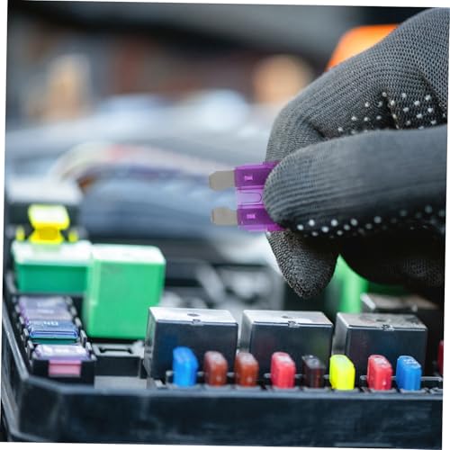 Kit de fusibles automotrices ABOOFAN 100 piezas con tester y extractor para autos, camiones y SUVs, diseño ligero miniatura 5
