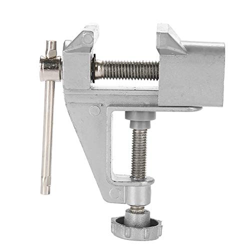 Mini portátil duradero de aleación de aluminio con mordaza móvil, tornillo de banco...