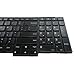SUNMALL Laptop Keyobard Replacement with Backlit and Pointer Compatible with Lenovo ThinkPad Edge E531 E540 W540 W541 W550 W550S T540 T540P T550 L540 Series Fit P/N 0C45254 Black US Layout