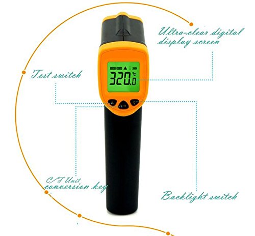 AR320 Infrarot Berührungslose Digital Temperatur Messgerät Gun Laser Thermometer