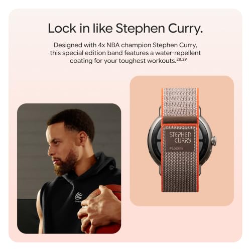 Image of Google Pixel Watch 5 (45mm) - Stephen Curry Special Edition - LTE