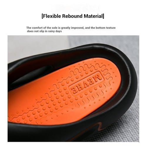 Comfortable Summer Flip Flops with Thick Soles,Non-Slip lightweight high elastic comfortable,Men's Arch Support Sandals3