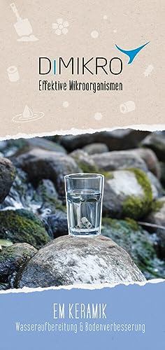 DIMIKRO EM Keramik 100 g - graue Pipes + Infobroschüre über Anwendung von EM Keramik - Wasserenergetisierung, frisches & weiches Wasser - DIY-Halsbänder, Tierhalsbänder (100 g)
