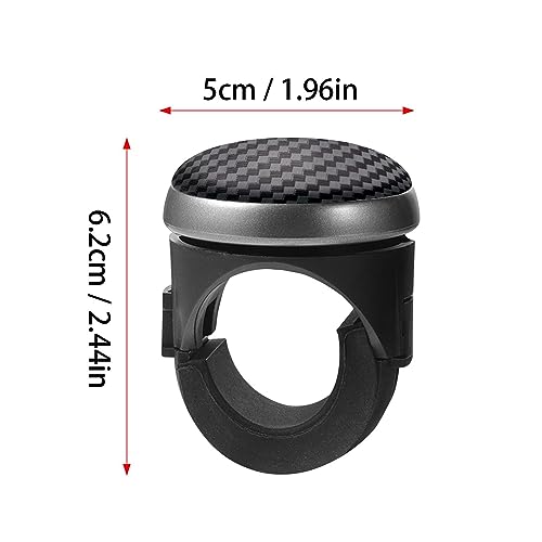 Girador de botão de volante ajustável | Botão universal para veículos | Aderência antiderrapante e r