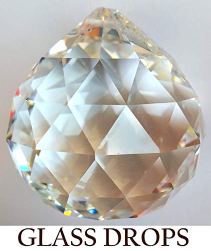 Image of Crystal Ceiling Lamp Stainless Steel with Glass Bead and Sparkling K9 6 Yellow Light Crystal Chandelier-Corded-Electric
