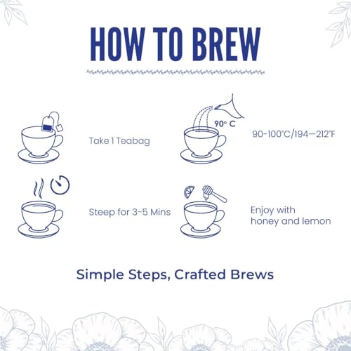 Image of BLUE TEA - Skin Glow Tea - 30 Tea Bags - Plant Based | SKIN NOURISHMENT | Detox Tea - Antioxidants Support - Flower Based - Herbal Tea - Caffeine Free | Zipper pack