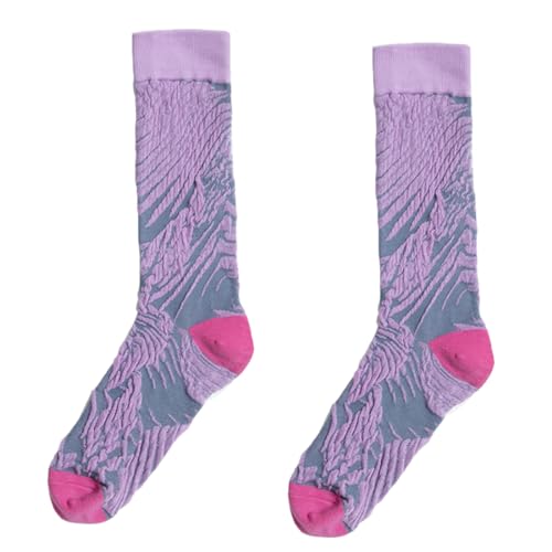 Geometric Pattern With Medium Tube Calf Socks,Children's Gathering, Boys and Girls Stacking Socks