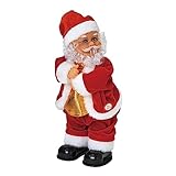 スパイス(Spice) SPICE OF LIFE 動く FUNNYクリスマス ミュージック おしりふりふりダンシングサンタ 電池式 メロディ 高さ28cm LCXZ2310