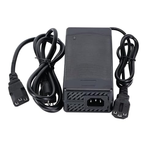 BtrPower 48V 5A LiFePO4 E-Bike Battery Charger DC Output 58.8V AC Input 110V for Lithium Battery Pack Cover