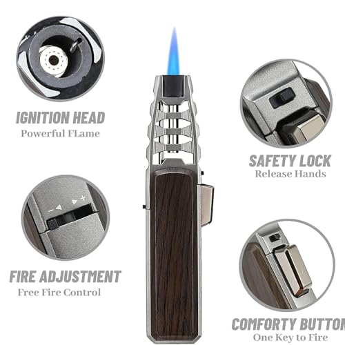 Encendedor Fire Blaze eléctrico recargable ajustable miniatura 6