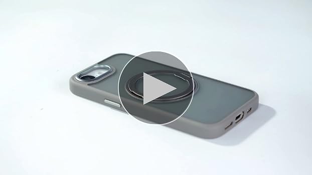 Amazon.co.jp: iPhone 16e 用 ケース Magsafe対応 360°回転
