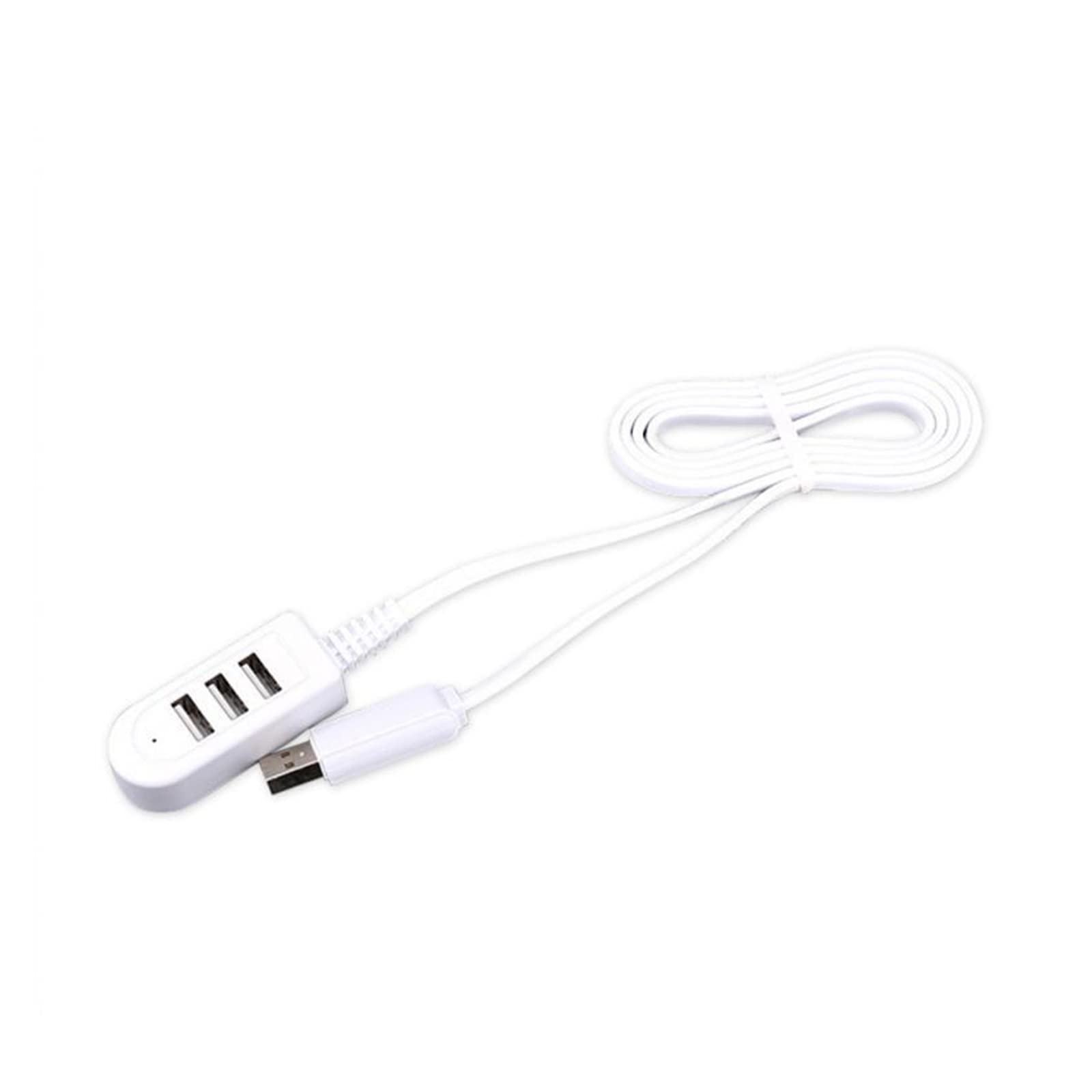 Stacja ładowania Multi, Nowy 3-portowy rozdzielacz usb jeden na trzy przedłużacz konwertera ładowarki 3A rozszerzenie linii multi-port Hub kable do transmisji danych mini-usb dla wielu urządzeń(30cm)