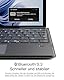 Inateck Surface Pro 11 Tastatur,Kompatibel mit Surface Pro 11/10/9/8/X, KI-Funktion,Tastatur mit Touchpad 7-Farben Hintergrundbeleuchtung und Stifthalter,QWERTZ, KB05114