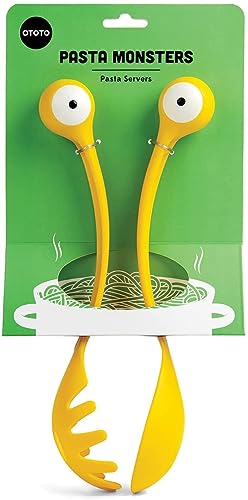 OTOTO Pasta Monsters - Ensemble de Couverts a Salade et...