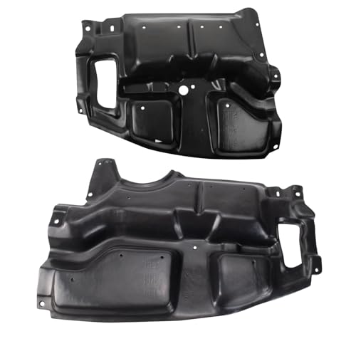 Image of TRQ Driver & Passenger Side Lower Engine Splash Shield Compatible with 2005-2010 Scion tC SC1228100 SC1228101
