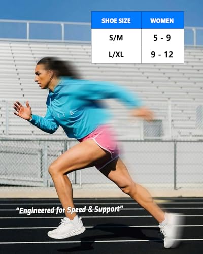 Image of 5 Pairs Copper Compression Socks for Women & Men - Ankle Plantar Fasciitis Arch Support Running Socks for Athletic