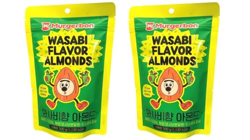 Image of 2 Packs - Almond Wasabi - Hat Hanh Nhan Vi Mu Tat - 7 Oz per Bag with 2 Bags per Order - Product South Korea
