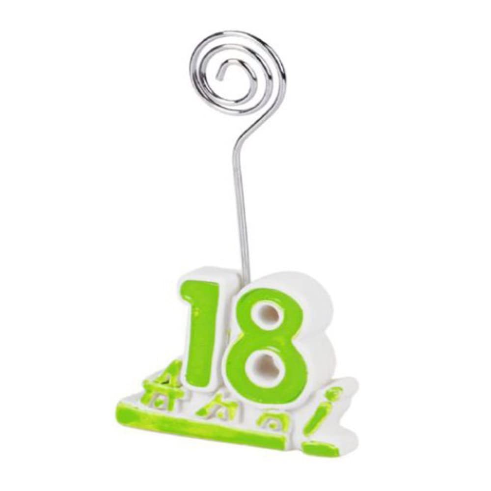 Segnaposto In Legno Per 18 Anni - 10 Pezzi Con Clip Per Foto O Biglietti, Ideale Per Compleanni E Feste - Foto 4